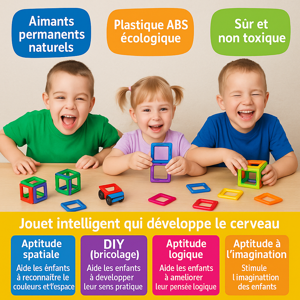 ConstruMag - Magnetic building blocks for children