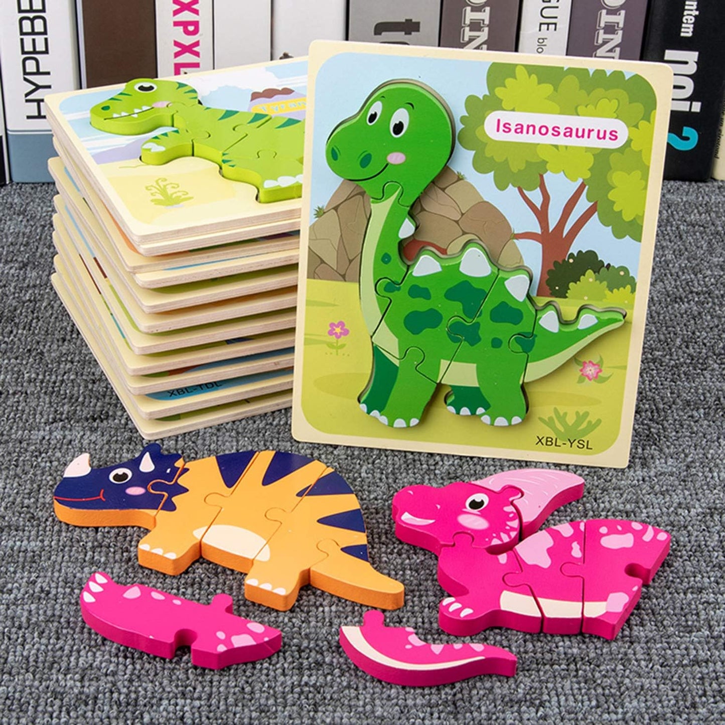 Jurassik'Bois – 3D Wooden Dinosaur Puzzle for Little Adventurers