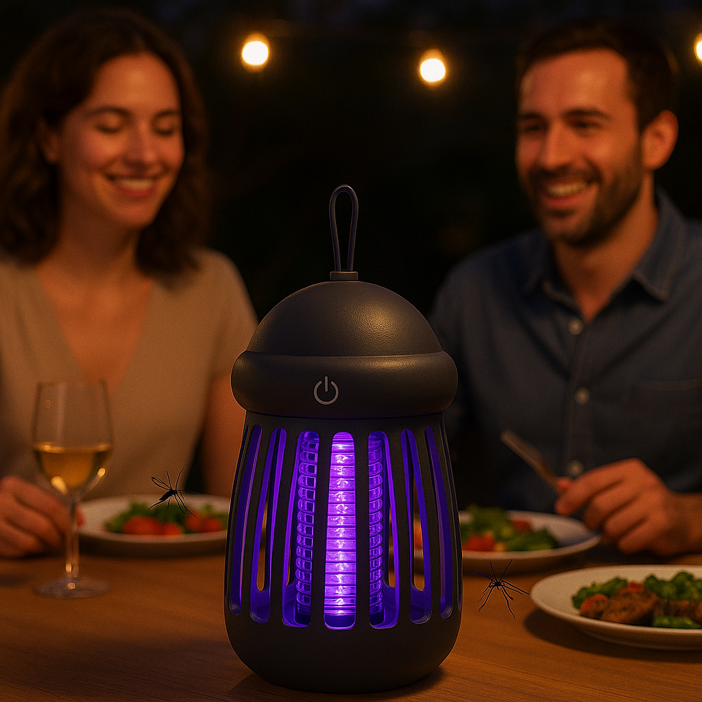 NoPiq Pro – Lampe Anti-Moustiques Silencieuse & Sans Radiation