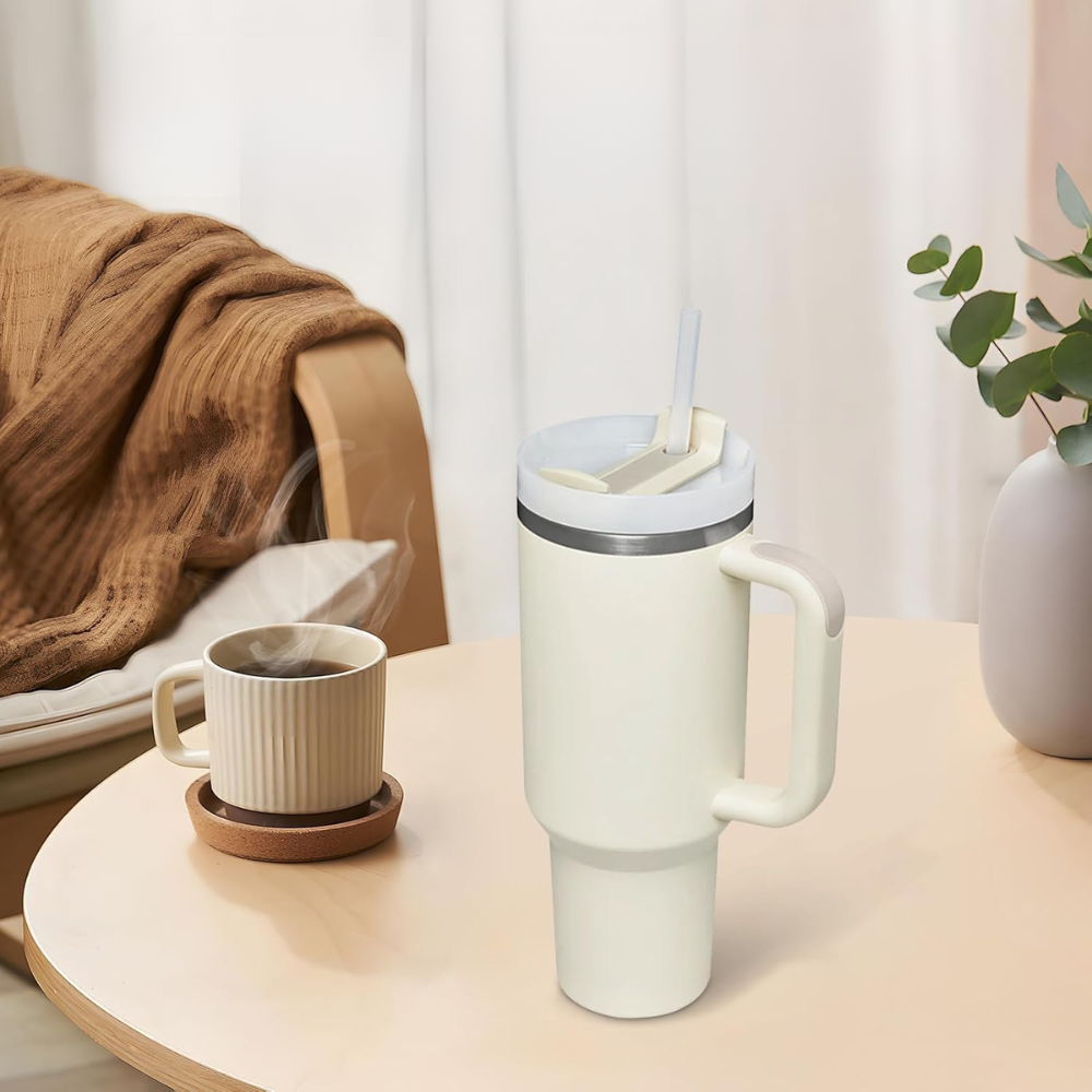 ThermoMax – 1200ML Insulated Tumbler with Handle & Integrated Straw
