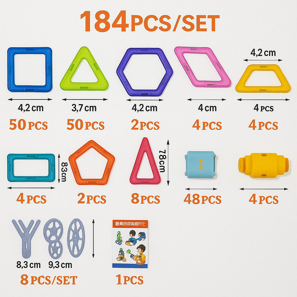 ConstruMag - Magnetic building blocks for children