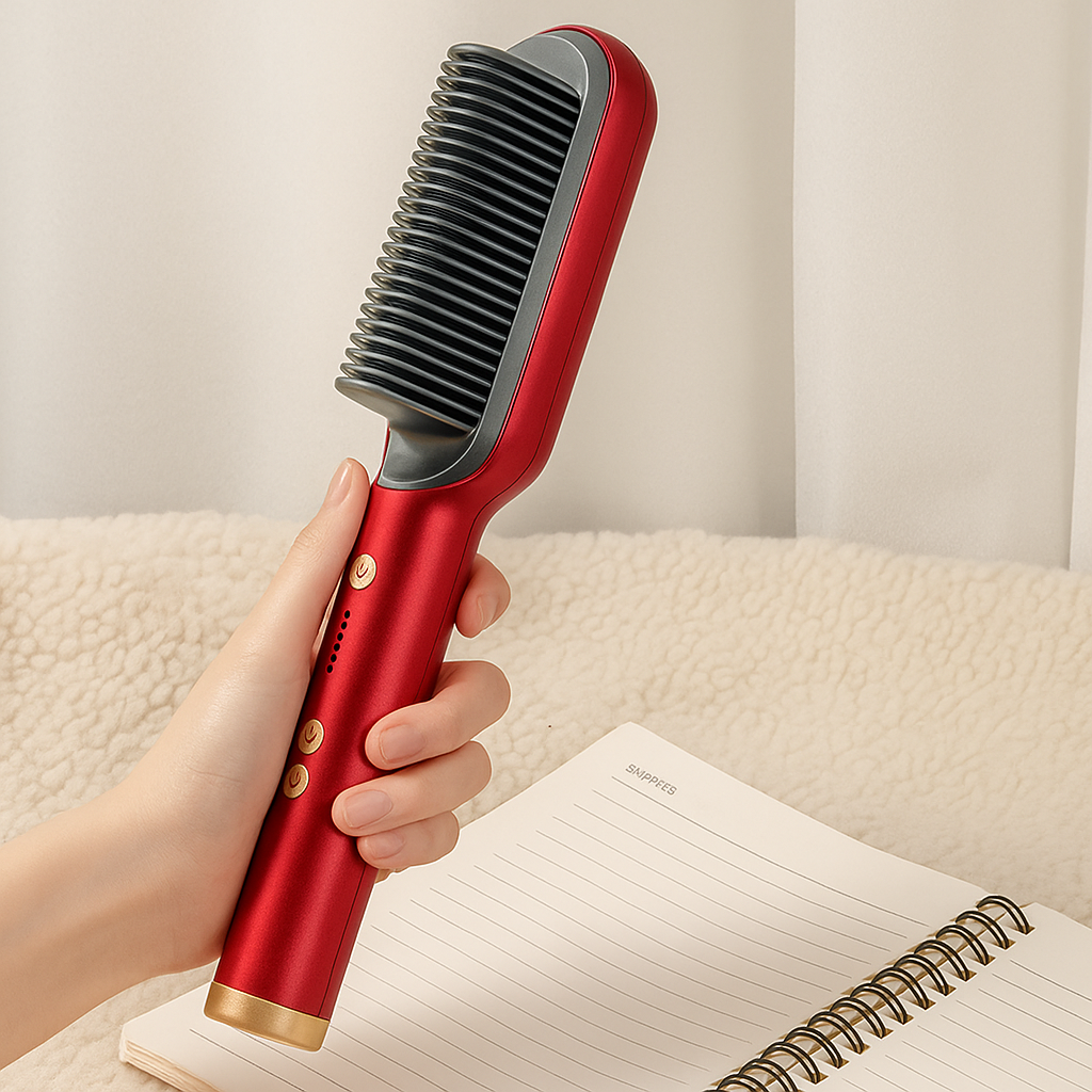 LisseCurl Ionic – 2-in-1 Straightening & Curling Brush