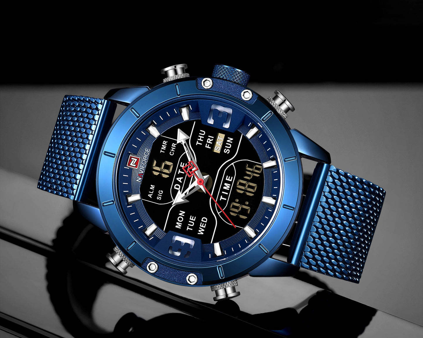 DualChrono – Montre Homme Double Affichage Élégance & Performance