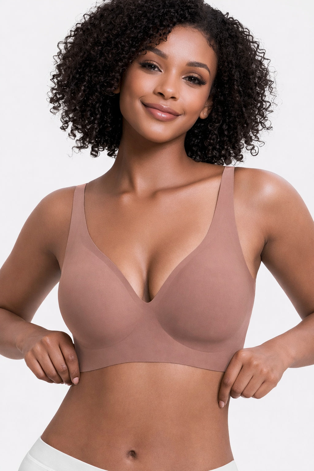 Easy-Bras: Soutien-gorge sans armatures, confortables et sans coutures, style push-up, à décolleté plongeant, parfaits pour tous les jours