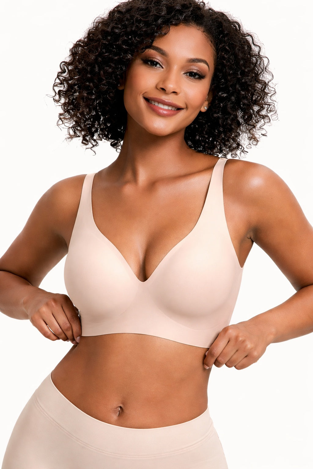 Easy-Bras: Soutien-gorge sans armatures, confortables et sans coutures, style push-up, à décolleté plongeant, parfaits pour tous les jours
