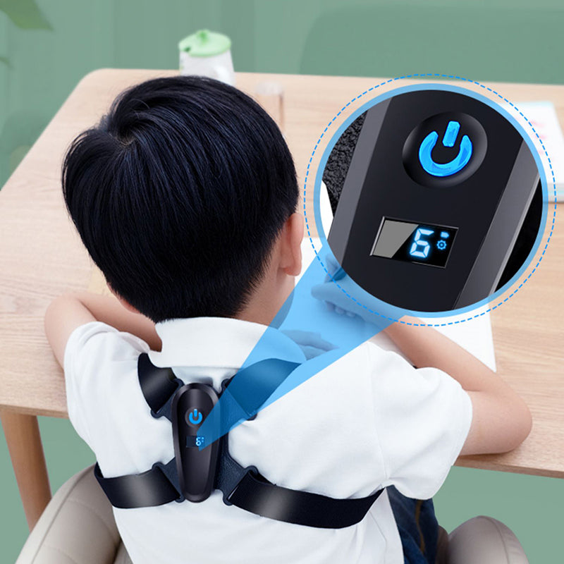 Postu-Fit: Smart Cyphose Correction Ceinture Pour femmes et hommes, Posture Correction Pour Assis Posture Adulte Prévention De La Myopie Correction Ceinture