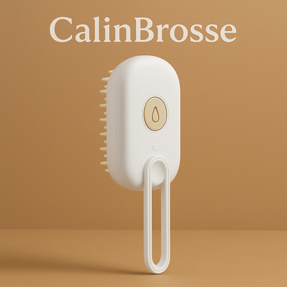 CalinBrosse – 3-in-1 Gentle Steam Brush for Pets 