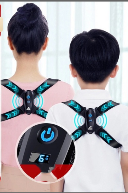 Postu-Fit: Smart Cyphose Correction Ceinture Pour femmes et hommes, Posture Correction Pour Assis Posture Adulte Prévention De La Myopie Correction Ceinture