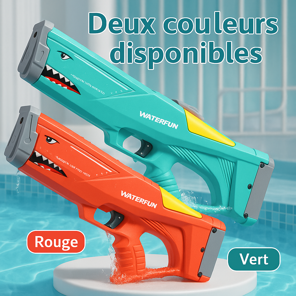 Jet Shark – Ultra-Powerful Electric Water Gun for Unforgettable Summer Battles! 