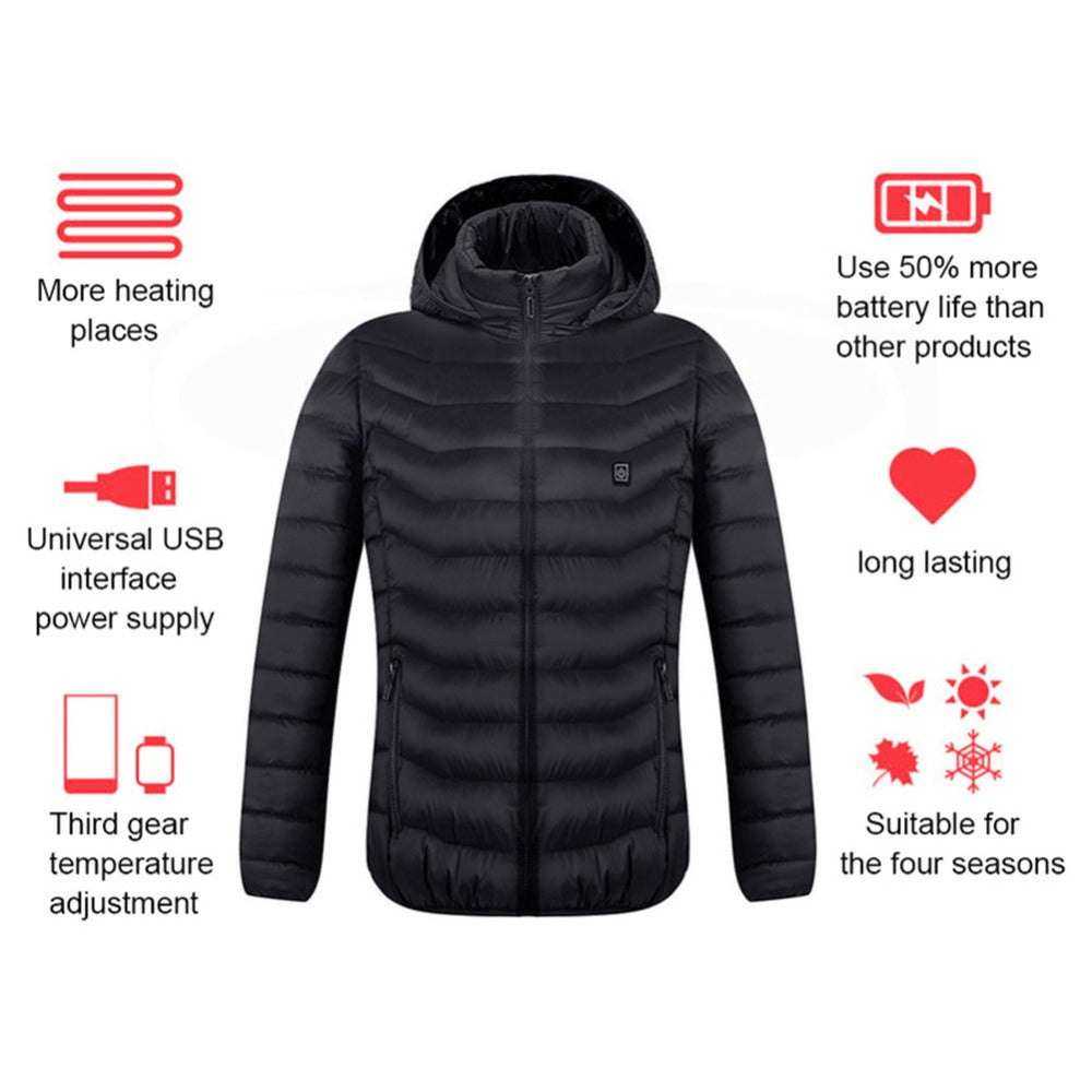 Veste chauffante d'hiver WapoSimo