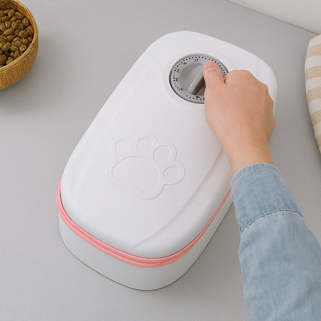 The Smart Dispenser – Feeds Your Pet on Time, Every Day, Effortlessly!