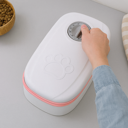 The Smart Dispenser – Feeds Your Pet on Time, Every Day, Effortlessly!