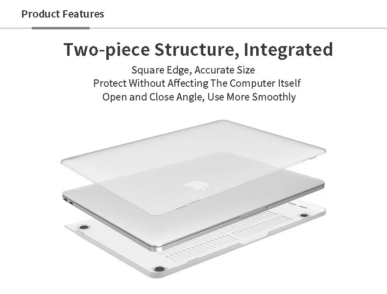 Frosted Hard Case for 12-inch MacBook Laptop
