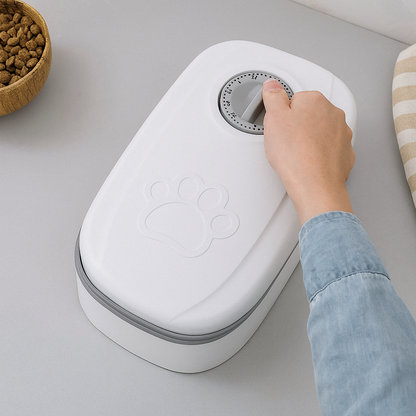 The Smart Dispenser – Feeds Your Pet on Time, Every Day, Effortlessly!
