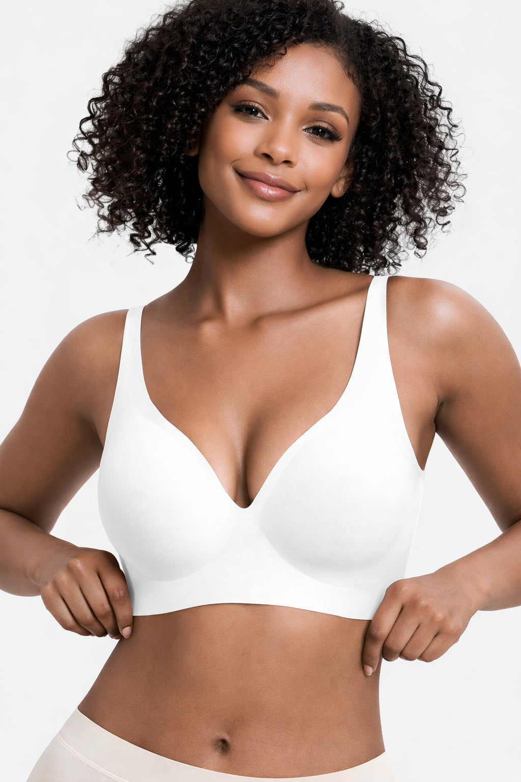 Easy-Bras: Soutien-gorge sans armatures, confortables et sans coutures, style push-up, à décolleté plongeant, parfaits pour tous les jours