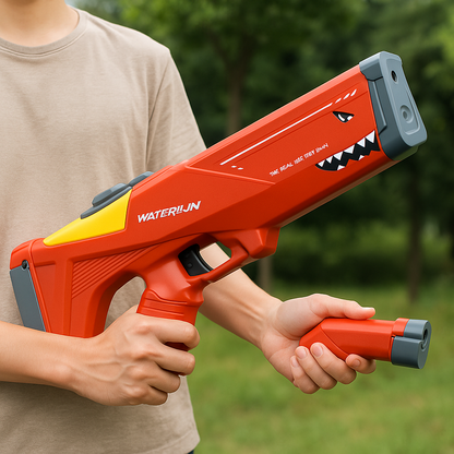 Jet Shark – Ultra-Powerful Electric Water Gun for Unforgettable Summer Battles! 