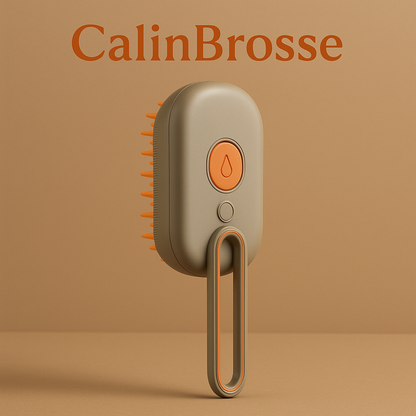 CalinBrosse – 3-in-1 Gentle Steam Brush for Pets 