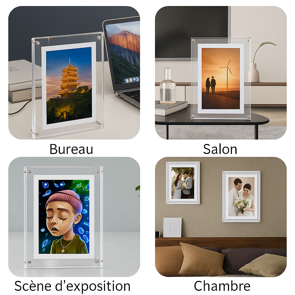 Crystal Frame – The elegant digital photo frame to immortalize your family memories 