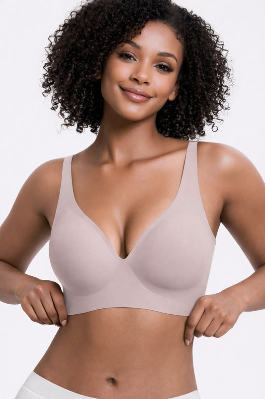 Easy-Bras: Soutien-gorge sans armatures, confortables et sans coutures, style push-up, à décolleté plongeant, parfaits pour tous les jours