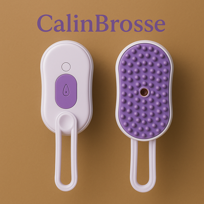 CalinBrosse – 3-in-1 Gentle Steam Brush for Pets 