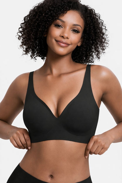 Easy-Bras: Soutien-gorge sans armatures, confortables et sans coutures, style push-up, à décolleté plongeant, parfaits pour tous les jours